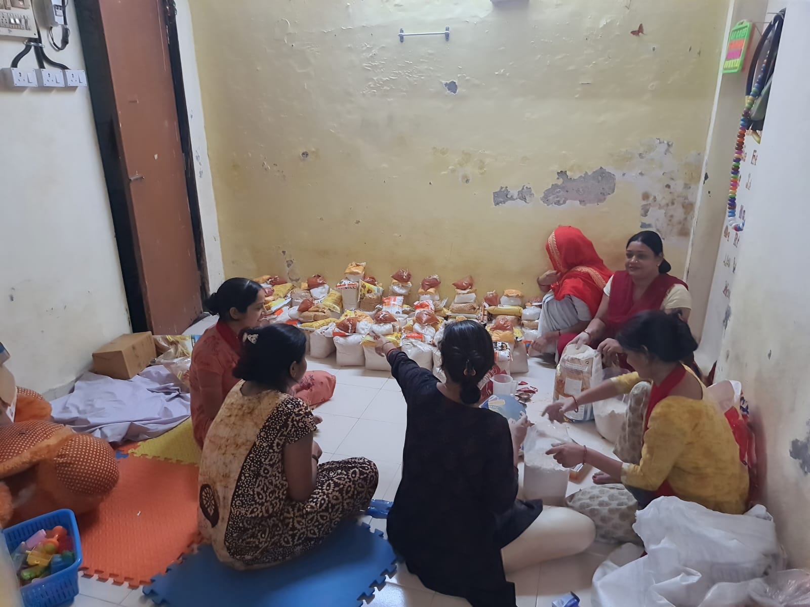 Supporting Lives: Grocery Distribution Drive by MY KARMA FOUNDATION